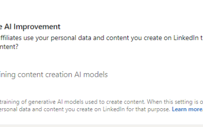 Opt Out of LinkedIn AI