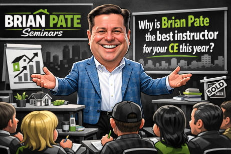 Why is Brian Pate the best instructor for your real estate CE class this year?
