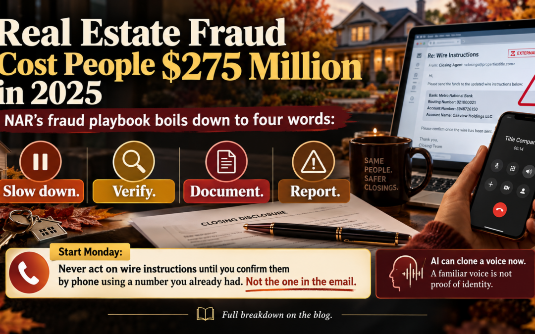 The Real Estate Fraud Playbook for North Carolina Brokers
